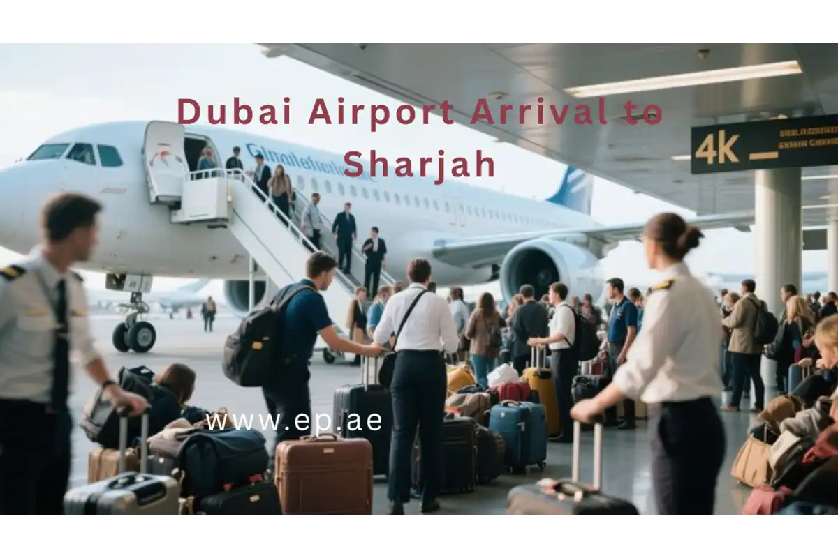Dubai Airport Arrival to Sharjah Hotels in 8-Seater Van